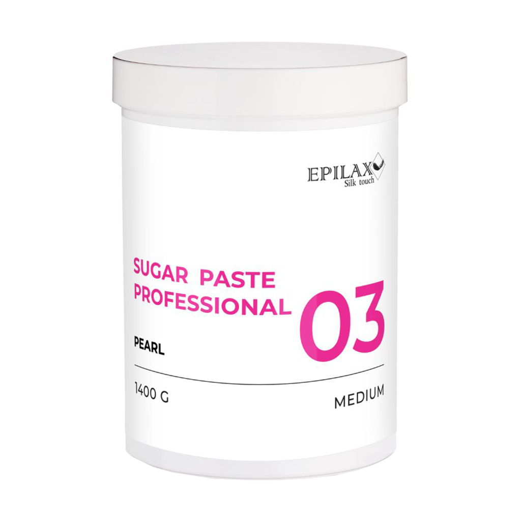 Цукрова паста для шугарингу Epilax Silk Touch Sugar Paste Professional Pearl, Medium, 1.4 кг